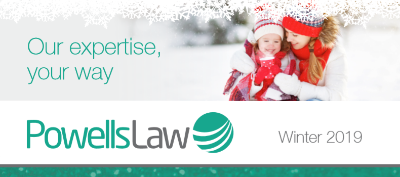 PowellsLaw Winter 19 Newsletter